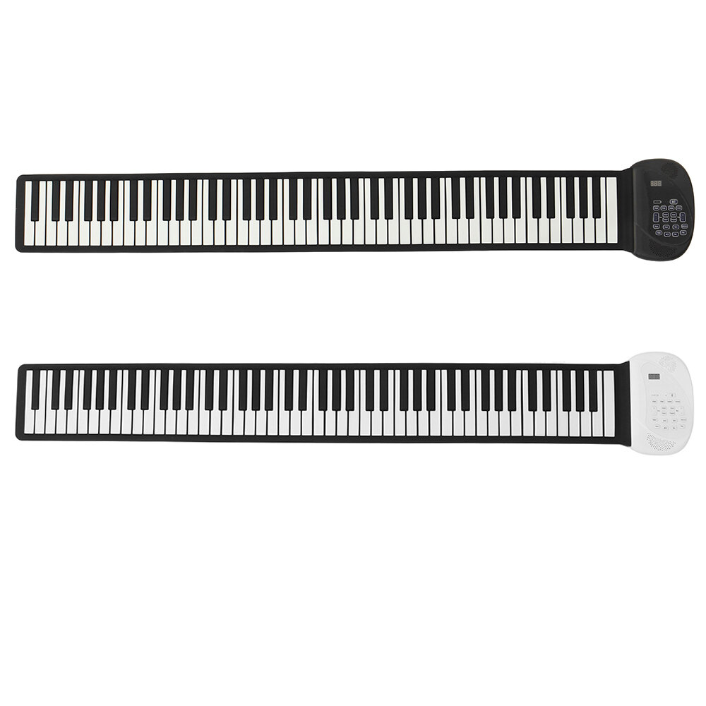 Huasky 88 Standard Keys Foldable Portable Electronic Keyboard Roll Up Piano