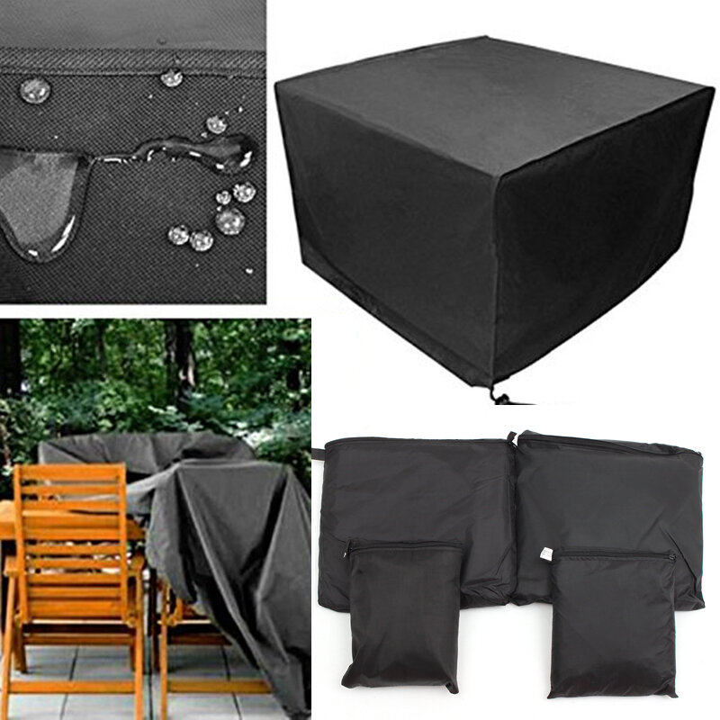 Outdoor Patio Garden Furniture Waterproof Cover 210D Oxford Rain Dust Table Chair Shelter Protector