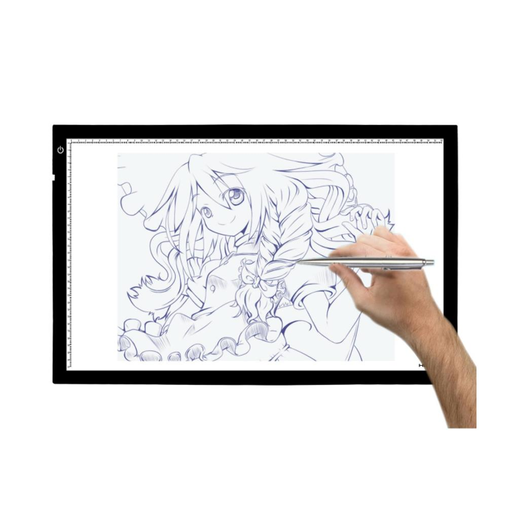 Huion A2 LED Light Pad Tracing Copy Board Ultra dunne lichte pads Professionele animatie Tracing Lig