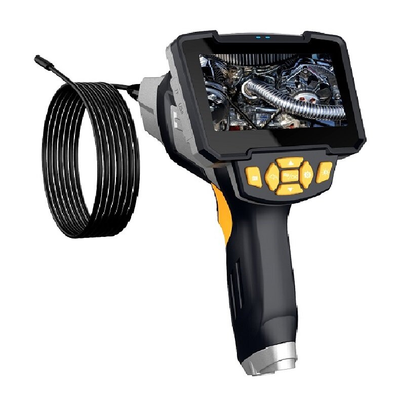 

Inskam112-2 Handheld Dual-lens 5M Borescope Hard Wire IP67 Waterproof for Car Sewer Air Conditioner Mechanical Maintenan