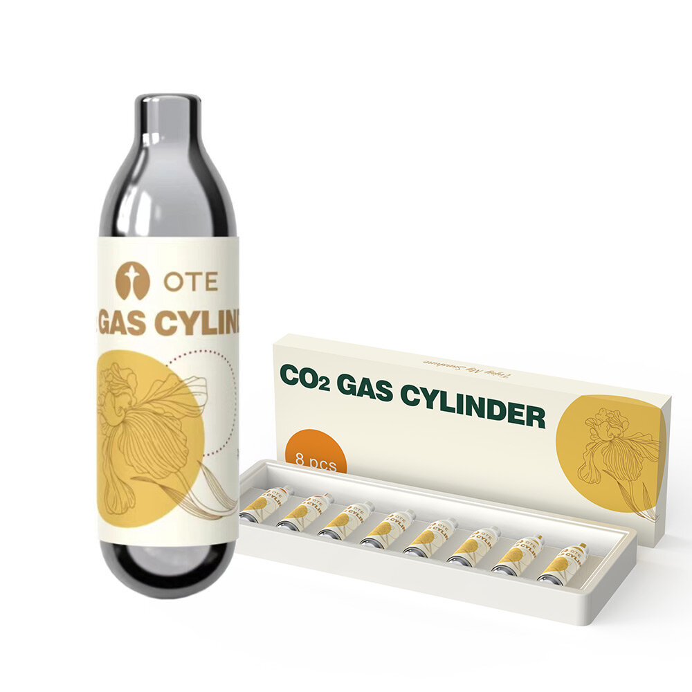 OTE CO₂ Gas Cylinder For H1 Soda Makers 5 Boxes 40Pcs CO₂ Gas Capsules