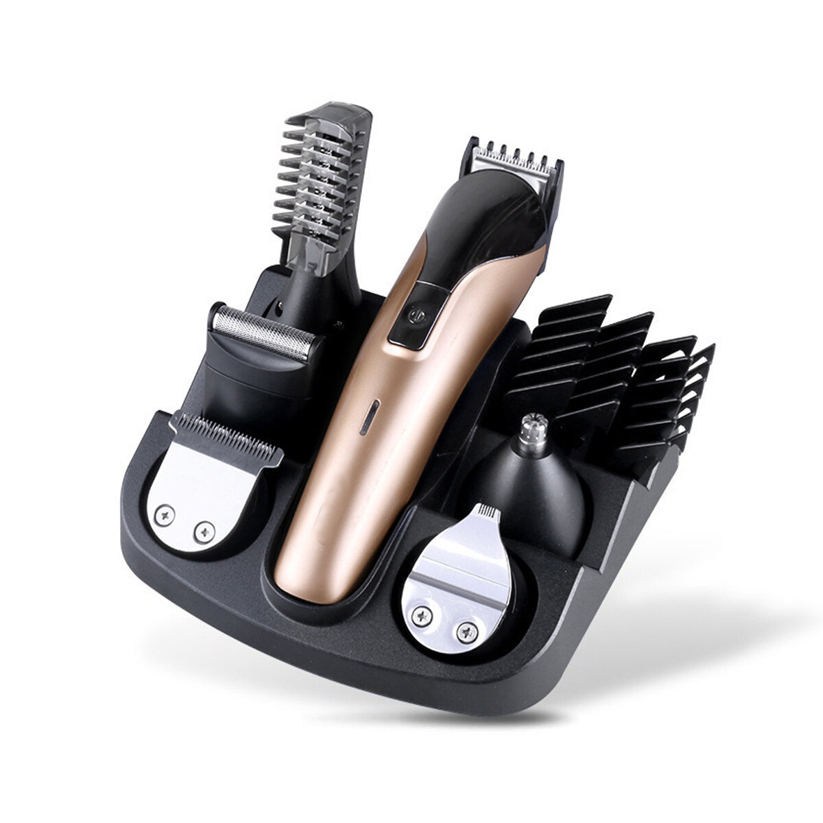 Portable 6 in 1 Multifunctional Hair Clipper Electric Cordless Mini Hair Trimmer Pro Hair Cutting Ma