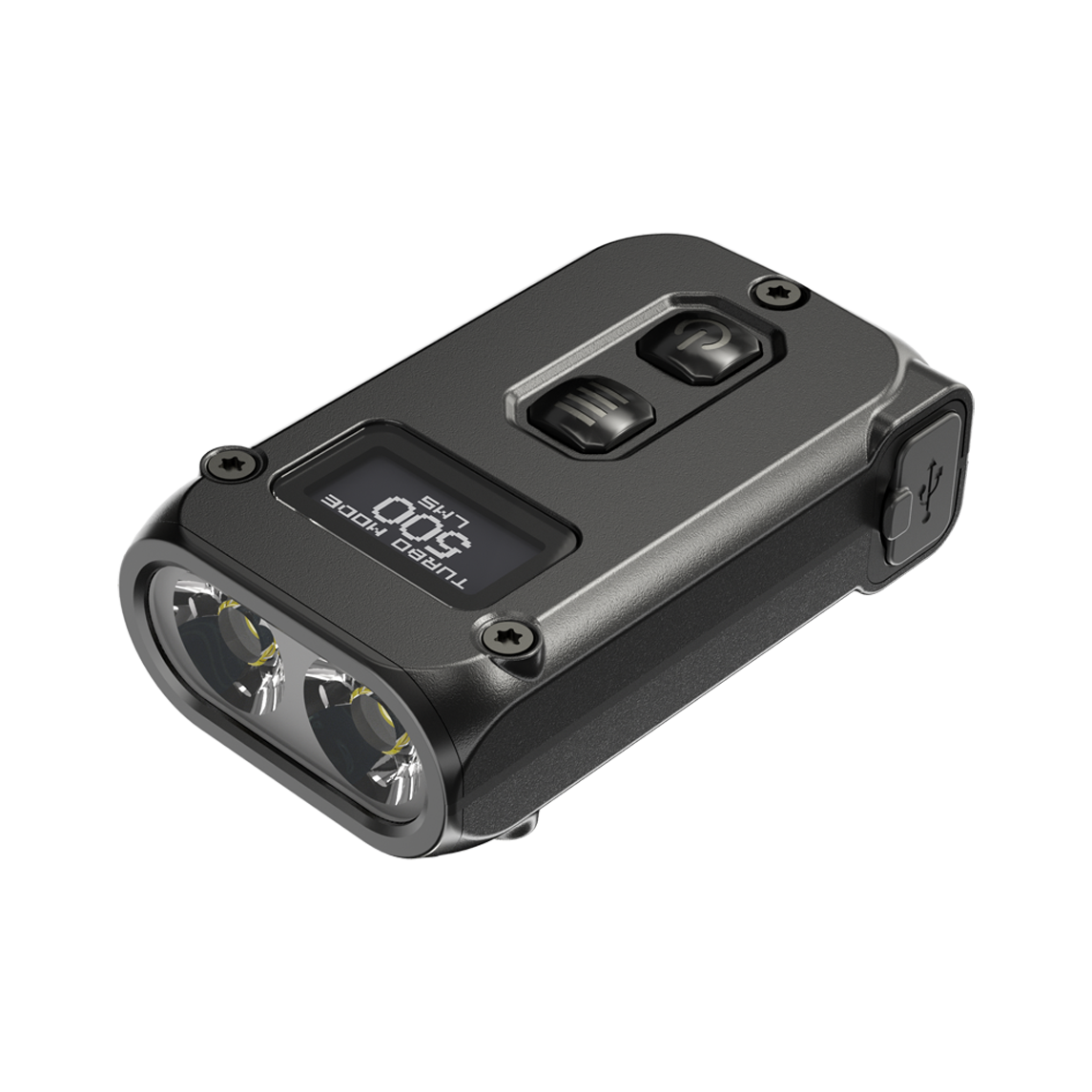 

NITECORE TINI 2 P8 500LM Dual Light Mini LED Keychain Flashlight OLED Display USB Rechargeable Portable EDC Mini Torch