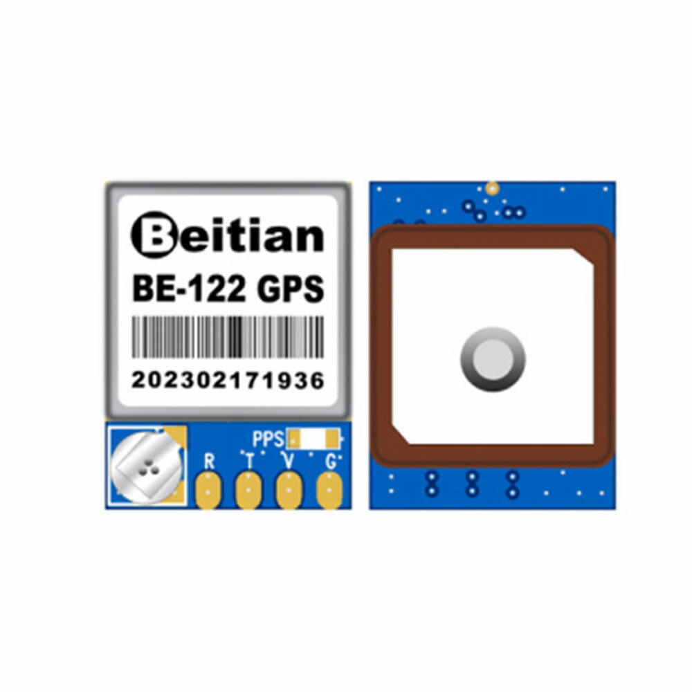 

Beitian BE-122 GPS Module With Antenna UBX M10050 Chip Ultra-low Power Drone UAV GNSS Receiver Module for FPV Return Res