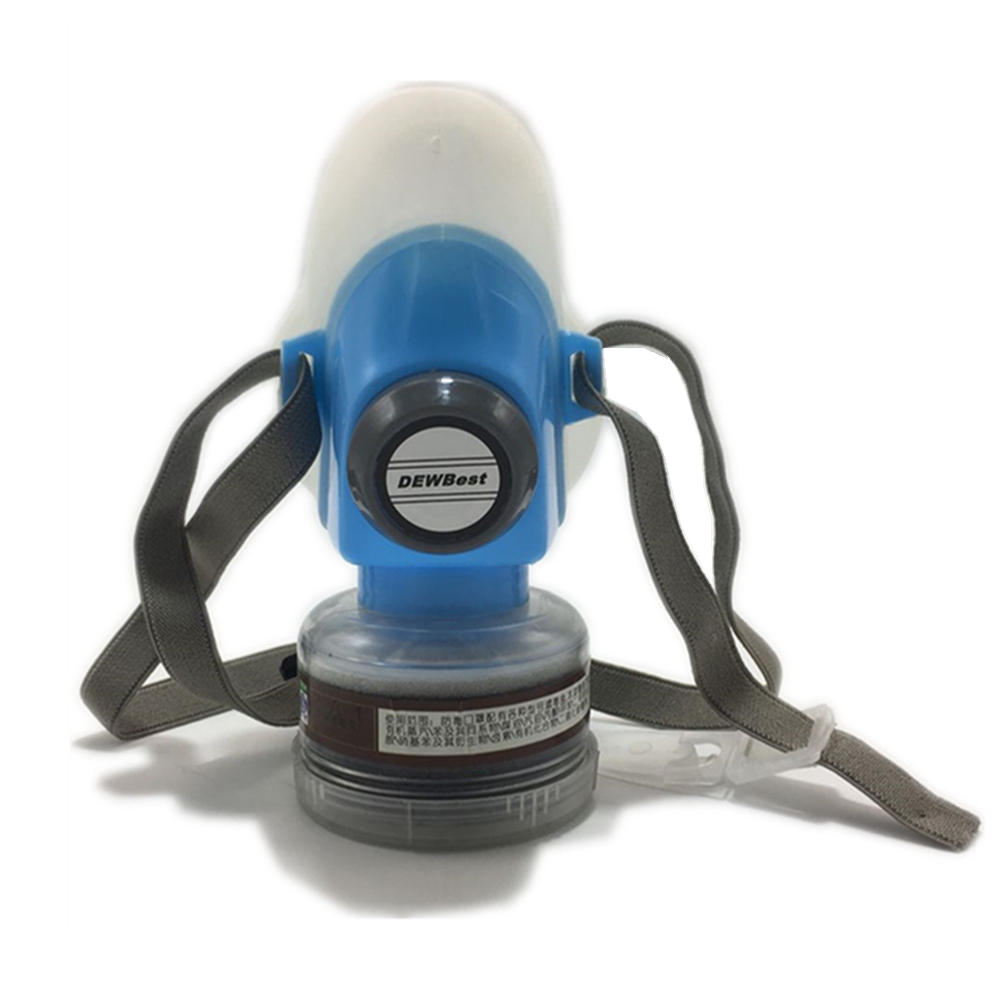 DEWBest 9588 Blauw gasmasker Emergency Survival Safety Ademhalingsgasmasker Anti-stofverfmasker