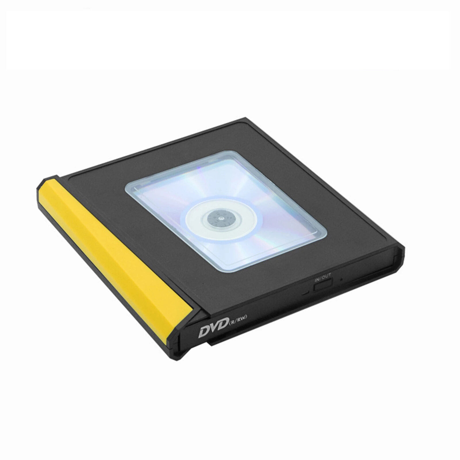 Transparent USB3.0 Type-C DVD CD Optical Drive Burner Drive-Free High-Speed Read-Write Recorder Exte