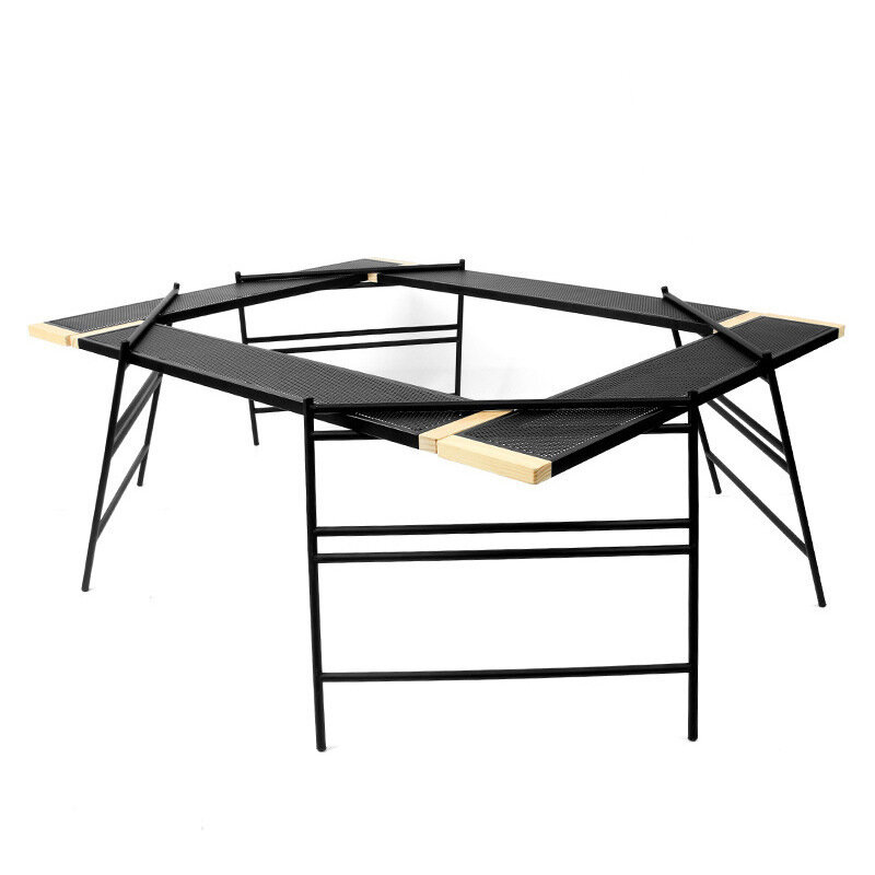 YXHW 119x89x43cm Folding Table Camping Travel Picnic BBQ Desk Ultra-light Multifunction Table