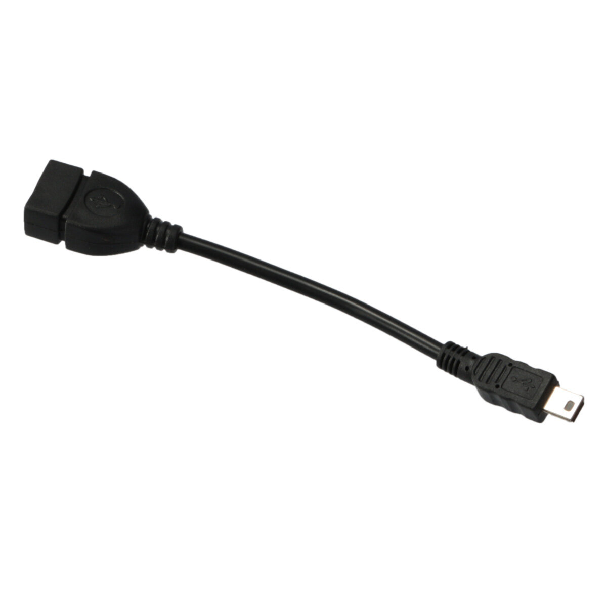 Mini 5-pin Mannetje naar USB 2.0 Type A Vrouwelijke Jack OTG Host Adapter Korte Kabel