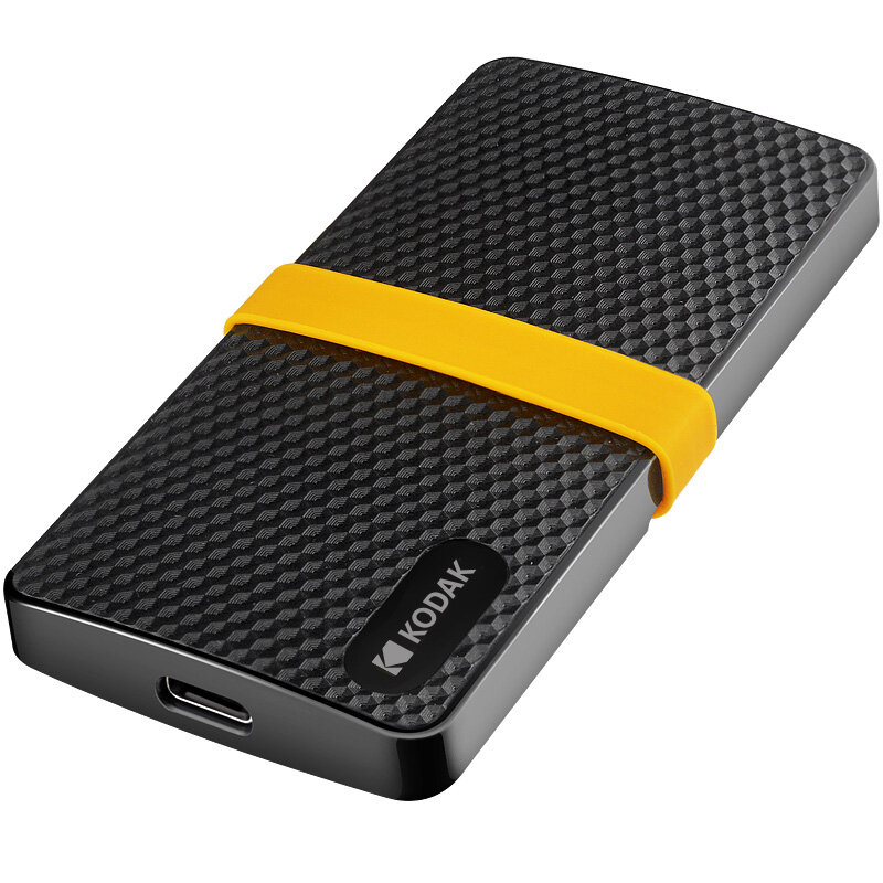 

Портативный твердотельный накопитель KODAK Portable SSD 256GB Внешний твердотельный накопитель USB 3.1 Gen2 Type-C PSSD