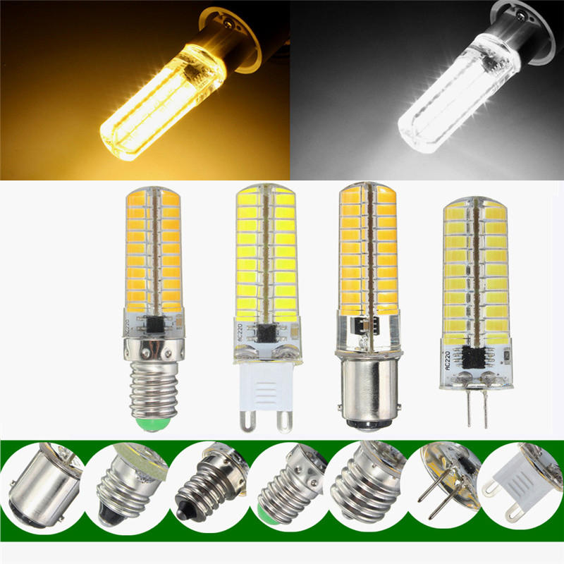 Có thể điều chỉnh độ sáng E11 E12 E14 E17 G4 G9 BA15D 2.5W Bóng đèn LED Bóng ngô ấm tinh khiết màu trắng bóng đèn AC110V COD Phản hồi khách hàng 3
