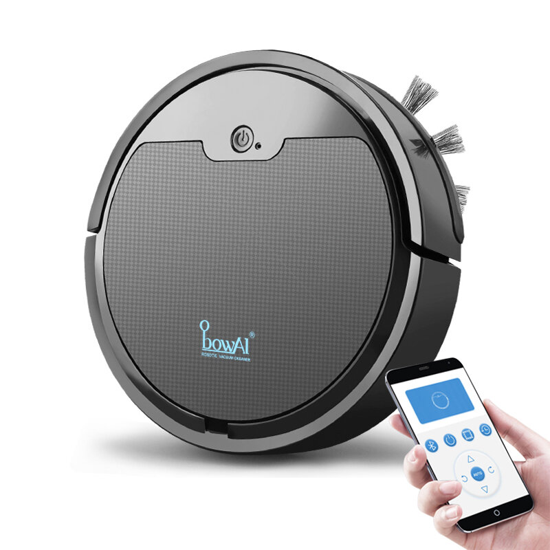 [International Version] bowai ob8s Smart Robot Vacuum Cleaner 1600Pa App Remote Control Vacuum Cleaner Home Multifunctional Wireless Sweeping Robot USB Charging