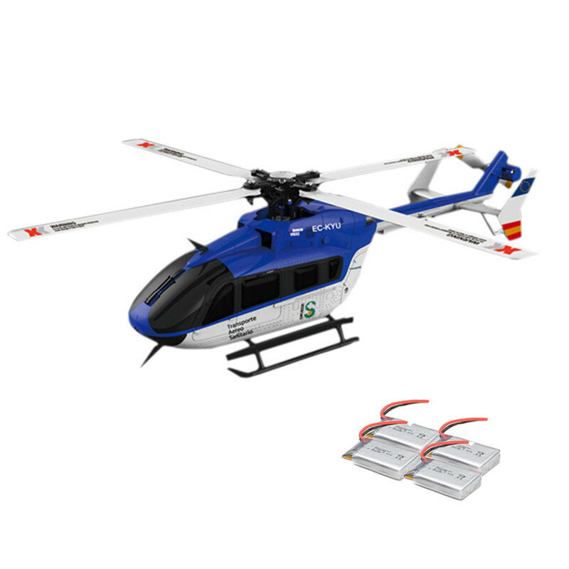 best price,xk,k124,ec145,3d6g,rc,helicopter,bnf,with,batteries,eu,discount