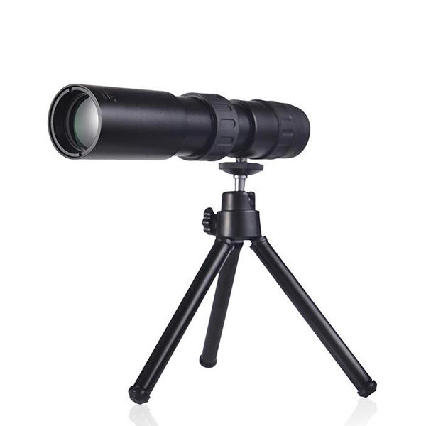 10-300x32 Monocular HD Zoom Telescópio de Acampamento Ao Ar Livre À Prova D 'Água de Visão Noturna Com Tripé