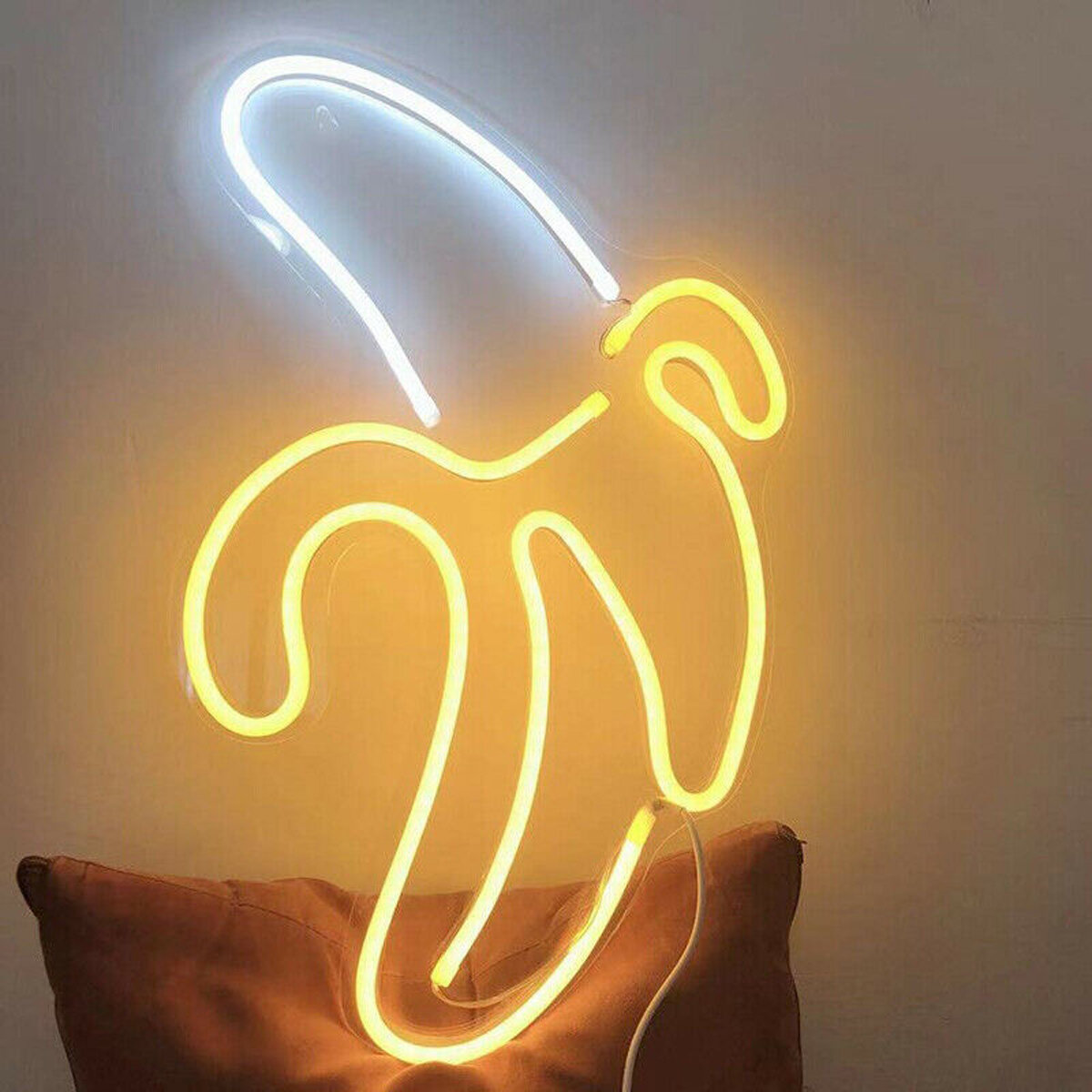 Banane LED néon signe lumière Art applique murale pour Bar Pub chambre décoration
