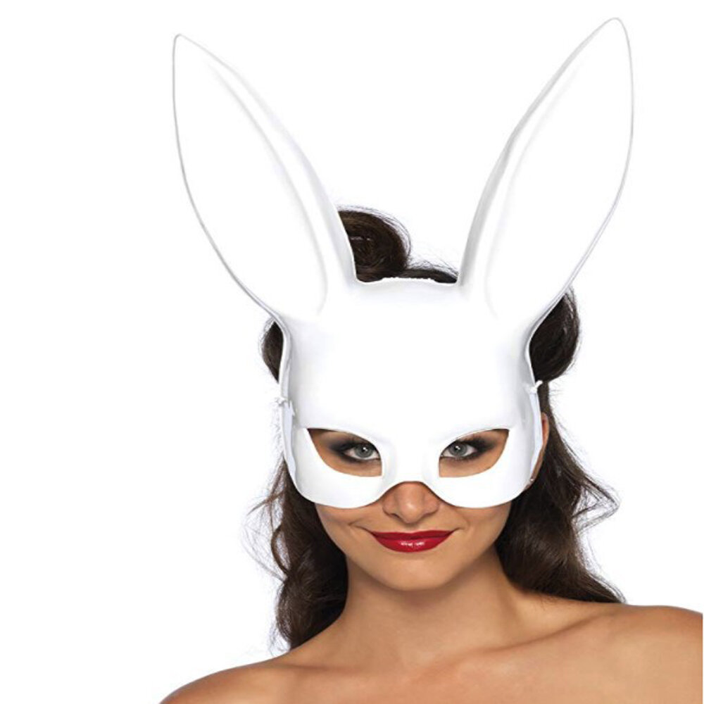 Bunny Mask Laides Halloween Party Bar Nightclub Costume Rabbit Ears Mask Masquerade Birthday Party Masks