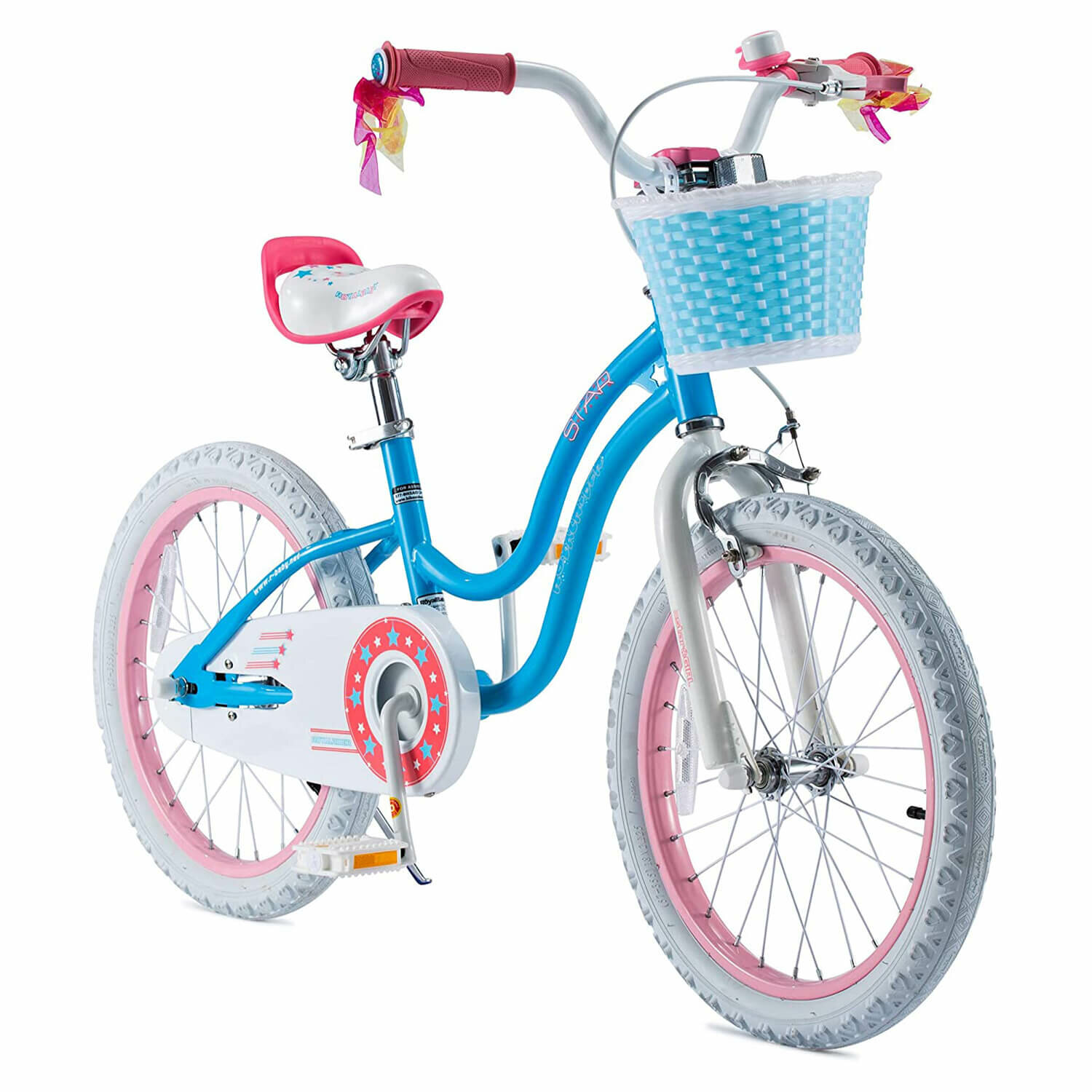 [EU Direct] ROYALBABY STARGIRL 18 Inch Children's Bike Two Brake System Kids Bicycle With Kickstands For 5~9 Years Stabi