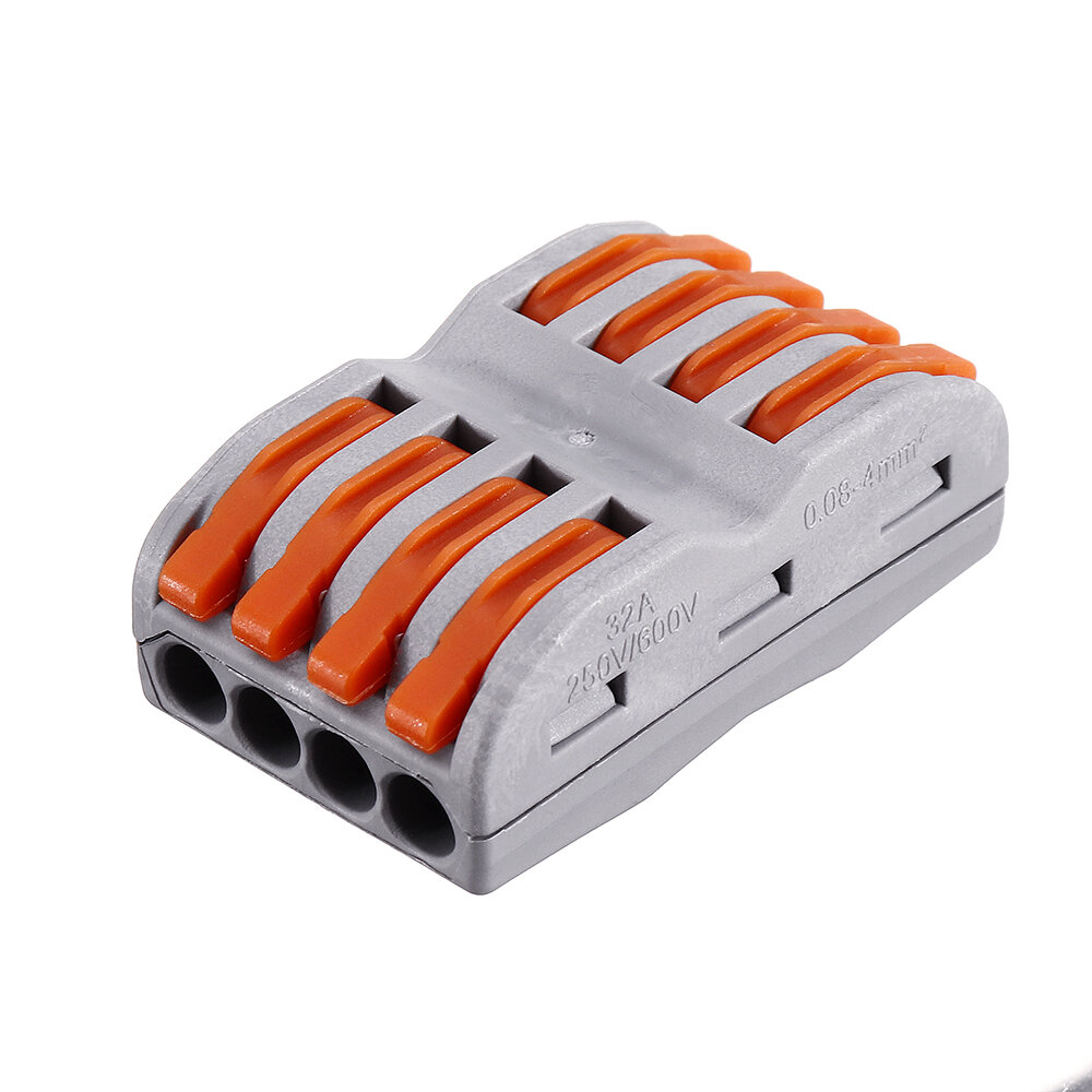 

3Pcs Wire Connector SPL-4 Quick Terminal 4 Position Docking Connector High Power Connector