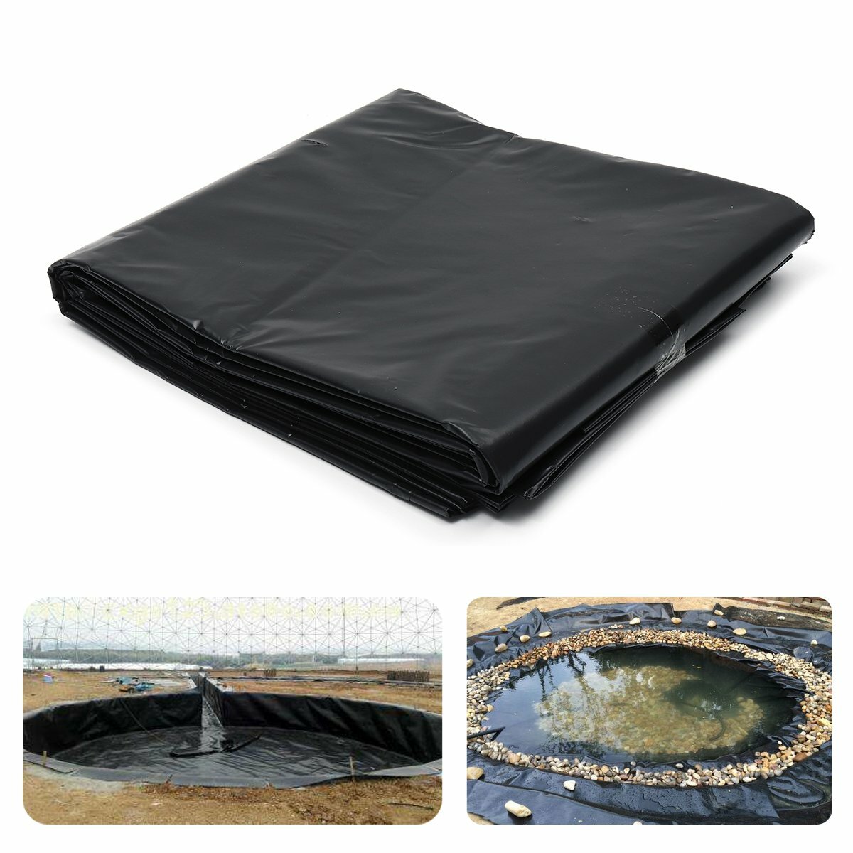 5x5ft Fish Pool Pond Liner Membrane Culture Film For Composite Geomembrane Sewage Treatment Anti-seepage Geomembrane