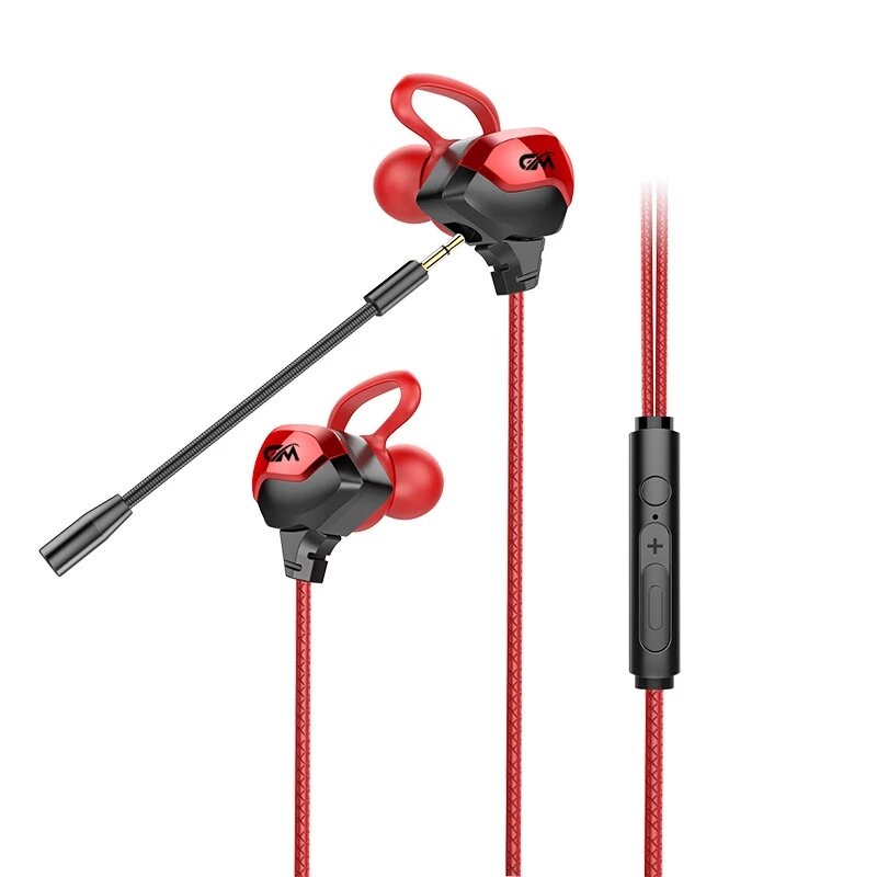 

Bakeey G3000 Wired In-ear Music Earphone Noise Reduction Gaming Earpiece with Mic Volume ControlIn-ear Gaming Headset