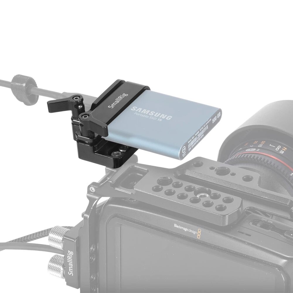 SmallRig 2245 Mount for Samsung T5 SSD for Blackmagics Design Pocket Cinema Camera 4K/6K SmallRig Ca