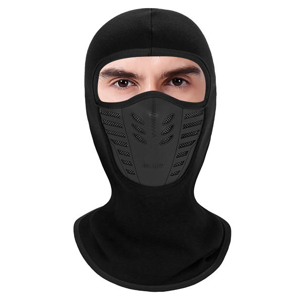 

Men Women Plus Velvet Balaclava Cycling Ski Face Mask Thicken Fleece Caps Dustproof Mask