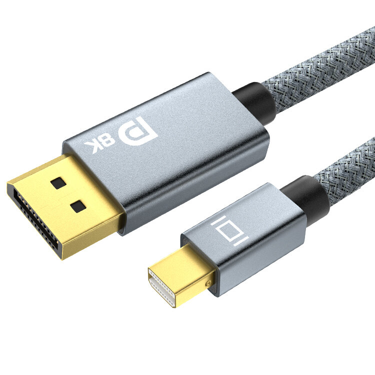 ULT-unite Mini DisplayPort to DisplayPort Cable 8K@60Hz 4K@144Hz HD Conversion Line For Computer Set-top Box For Project