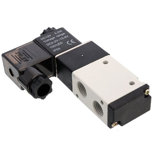 

1/4 Inch DC 12V Pneumatic Electric Magnetic Solenoid Valve 3 Way 2 Position