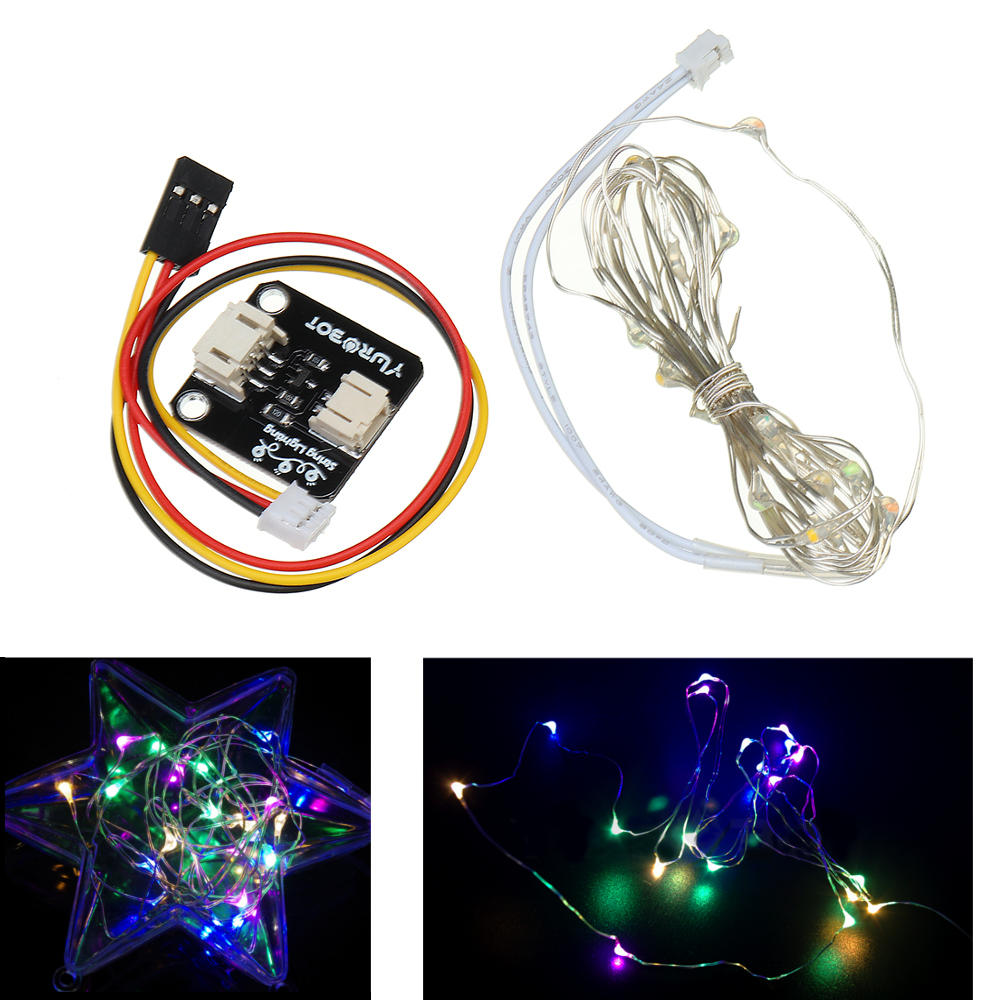 Electronic String Lamp Module Four Color Dazzle LED String Light Artistic Lamp YwRobot for Arduino -