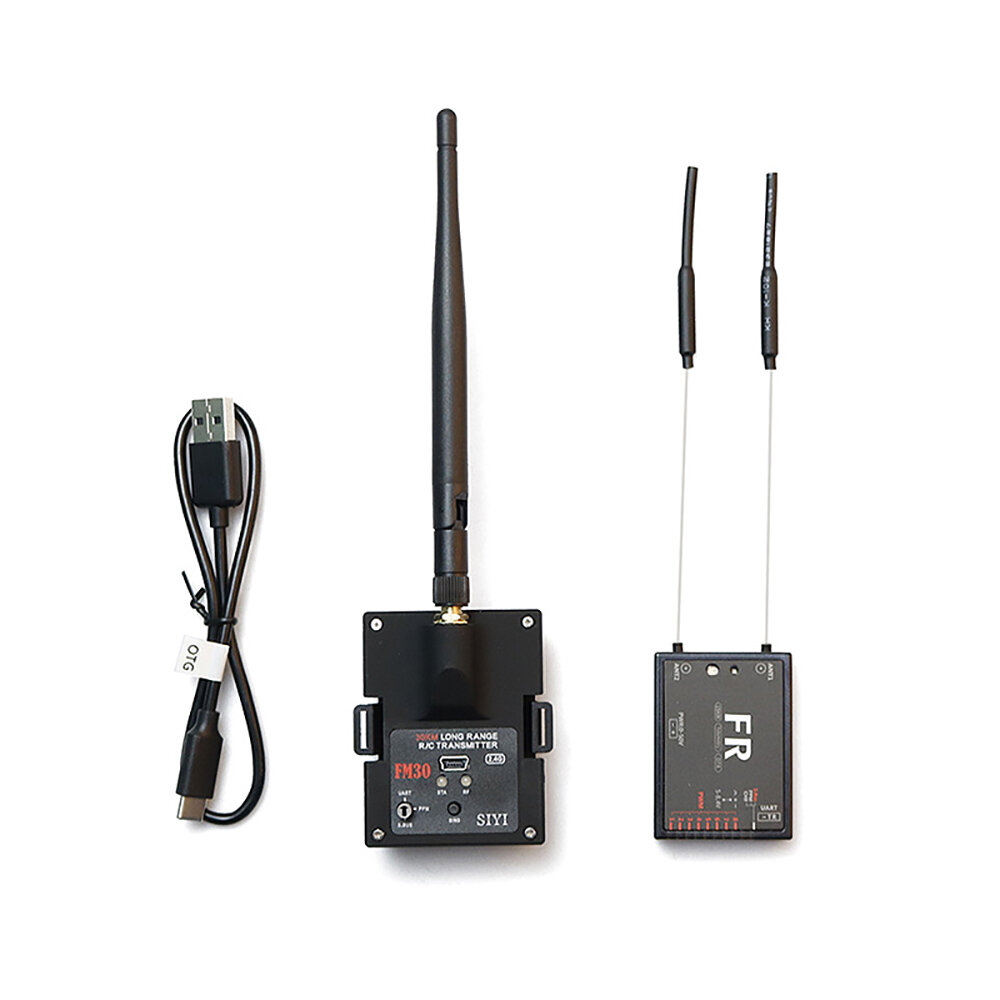 SIYI FM30 2.4GHZ 30KM Telemetrie Bluetooth Lange Afstand Zender Module UART SBUS PPM Input met FR OT