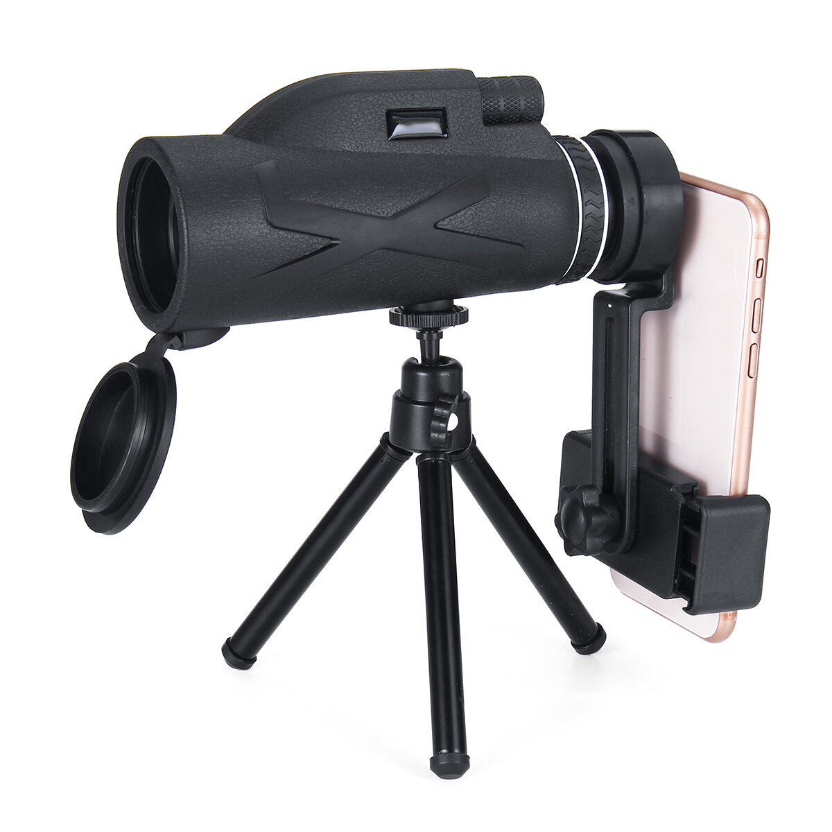 80x100 Vergroting Draagbare Monoculaire Telescoop Krachtige Verrekijker Zoom Geweldige Handheld Telescoop Militair HD Professionele Jacht