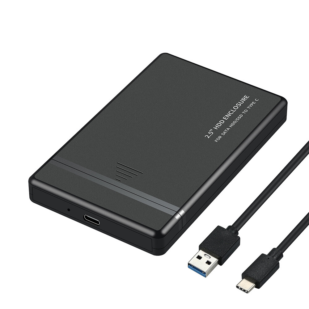 

2,5-дюймовый SATA-USB3.1 Type-C HDD/SSD Корпус жесткого диска 10 Гбит/с Внешний мобильный жесткий диск Коробка Чехол