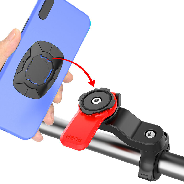 [More Stable] Bakeey Universal Bicycle Handlebar Phone Holder Stand Easy Operation Motorcycle Bike M