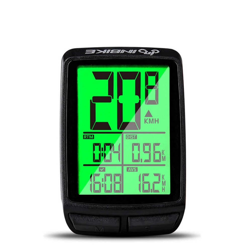 

INBIKE Waterproof Bicycle Computer Backlight Wireless MTB Bike Cycling Odometer Stopwatch Speedometer Watch LED Digital