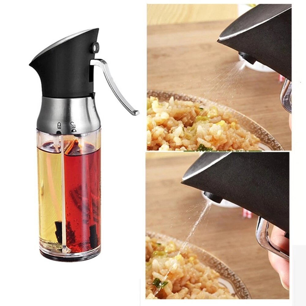 

200ml Olive Oil Dispenser Bottle Pot Oil Container Storage Bottle Vinegar Sprayer Spice Oiler Sauce for Kitchen Cooking