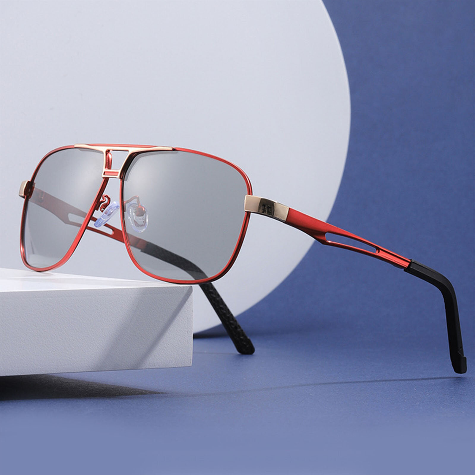 

Jassy Мужская мода UV Защитные солнцезащитные очки ночного видения для вождения днем и ночью поляризованные с изменением