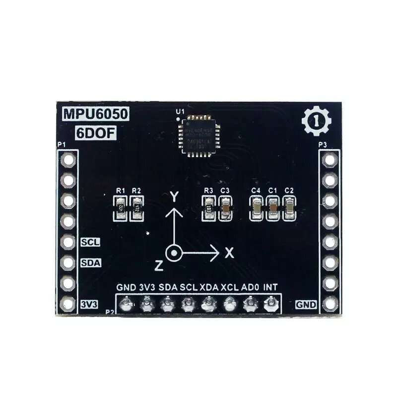 01Studio MPU6050 Senor Modul 6DOF 3 Axis Gyroscope and 3 Axis Accelerometer Micropython Development Doard Pyboard
