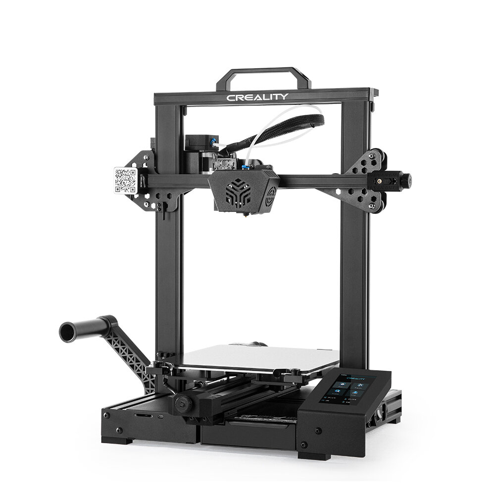 Creality 3D® CR-6 SE Leveling-free DIY 3D Printer Kit 235*235*250mm Print Size Photoelectric Filament Sensor Resume Print with Modular Nozzle Design/Carborundum Glass Printing Platform COD