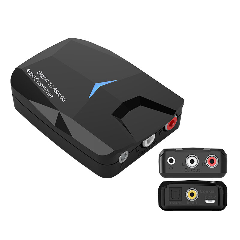 Bakeey JD-M24 Bluetooth V5.0 Audio Zender Ontvanger 3.5mm Aux 2RCA Draadloze Audio Adapter Voor TV P