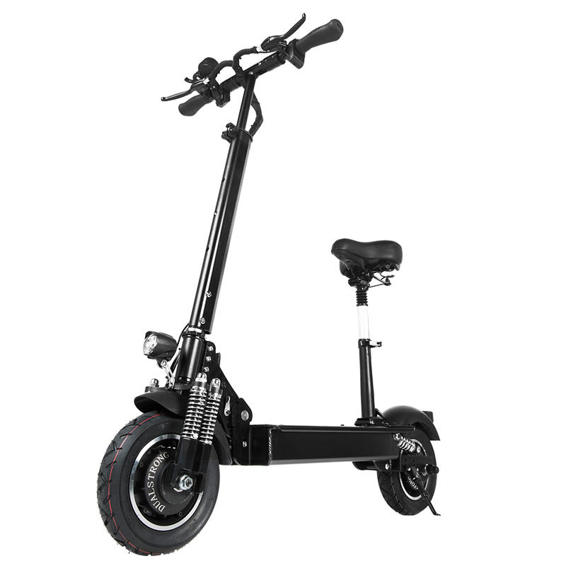 foldable electric scooter with seat for adults