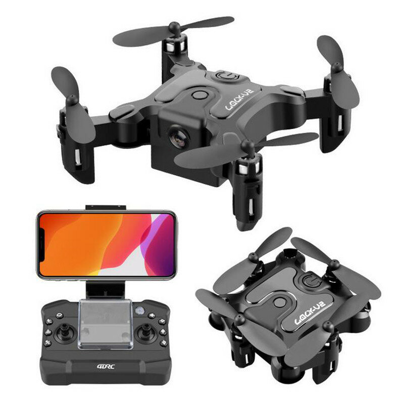 4DRC V2 Mini 3 WiFi FPV with 720P HD Camera Altitude Hold Mode Foldable Nano Pocket RC Drone Quadcopter RTF