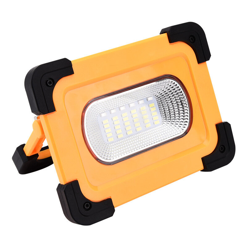 Bikight® COB/LED USB Zonne-oplaadbare Camping Licht Waterdicht 4 Modi 180° Handvat Verstelbare Spotlight Zoeklicht Noodlantaarn