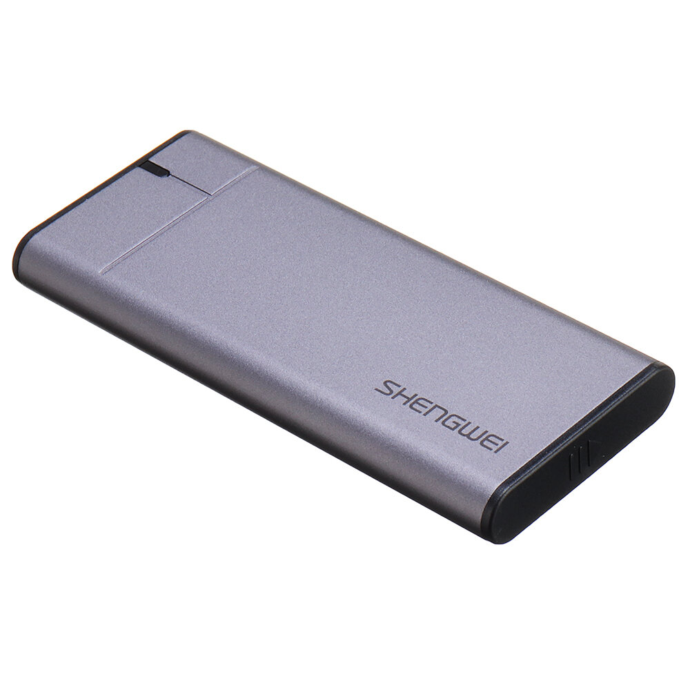 Shengwei Type C USB3.1 SSD External Hard Drive Enclosure M.2 NVME Hard Disk Box 10Gbps with Type C Cable ZSD2001J