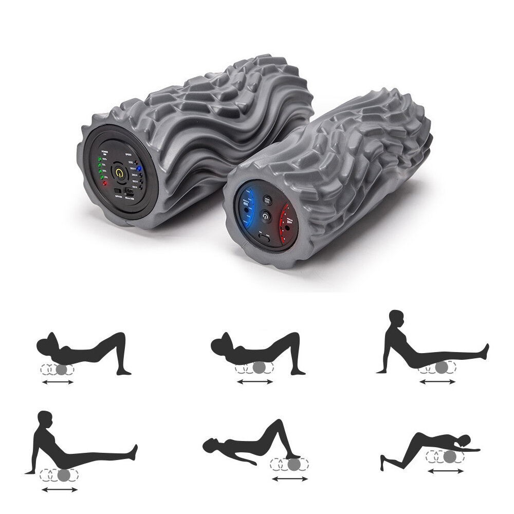 KALOAD Elektrisch Yoga Roller 4 Modi USB Oplaadbare Spier Relax Deep Tissue Kolom Massage Schuim Pij