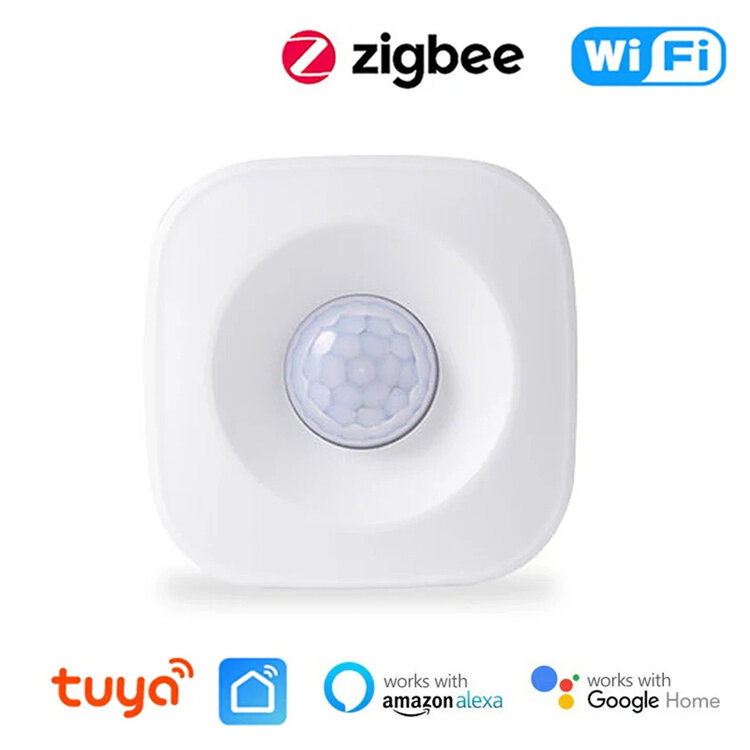 

Tuya WiFi/ZigBee Body PIR Sensor Wireless Smart Motion Transducer Smart Life Home Security Gateway Work With Alexa Googl