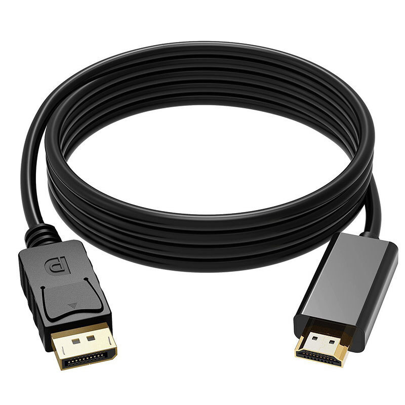 

1.8M DisplayPort to HDMI-compatible Cable 4K*2K Converter Cable for Connecting Laptop to Projectors