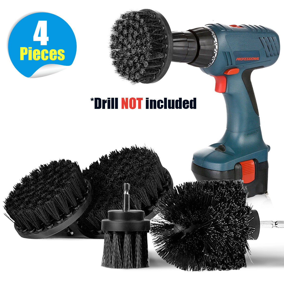 best price,safetyon,drill,brush,4,pieces,eu,coupon,price,discount