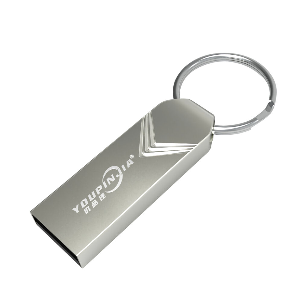YOUPINJIAメタルUSB Flashドライブ32GB 64GB USB 2.0メモリカードUSBペンドライブUディスク