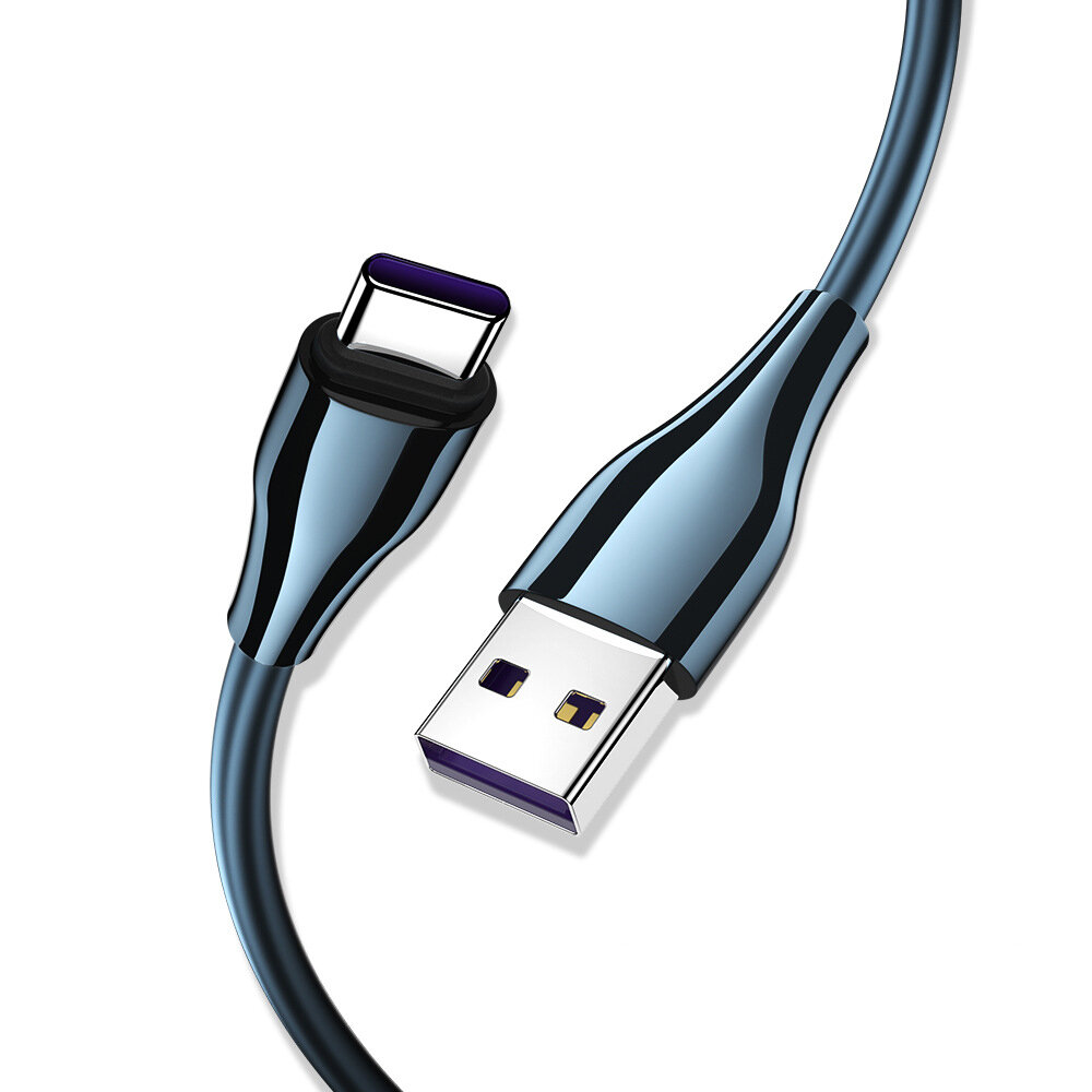 YKZ 5A USB naar USB-C Kabel QC4.0 Snel opladen Datatransmissie Snoer Lijn 1m lang Voor Samsung Galax