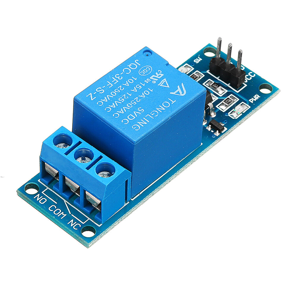1 Channel 5V Relay Module with Optocoupler Isolation Relay Single-chip Extended Plate High Level Tri