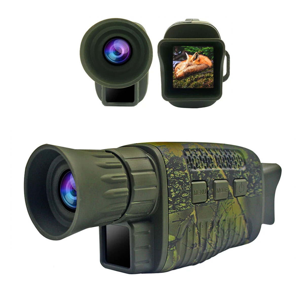 NV1000 Outdoor Nachtkijkapparaat Infrarood Optische Monoculaire Apparaat 5X Digitale Zoom 200M Volledige Donkere Kijkafstand